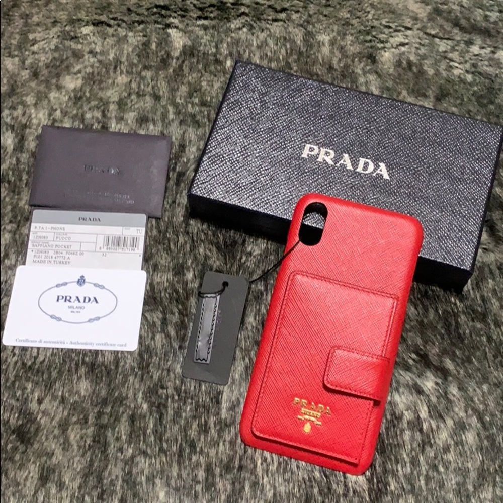Authentic PRADA IPhone XS MAX case